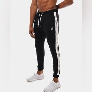 Jed North - Old School Joggers - Black/White - Medium - NEW